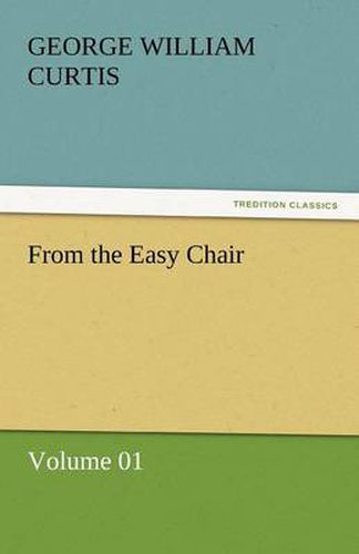 Cover image for From the Easy Chair