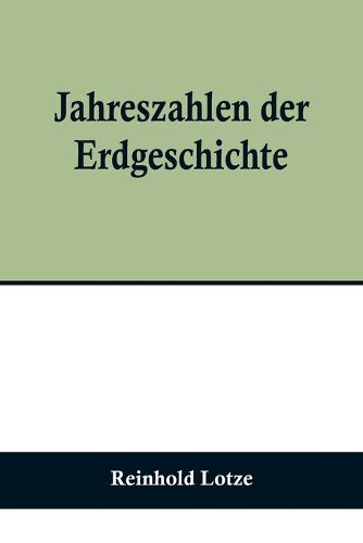Cover image for Jahreszahlen der Erdgeschichte