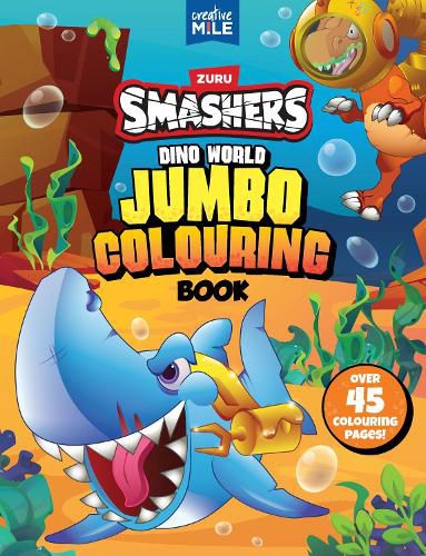 Cover image for Smashers Dino World Jumbo Colouring Book