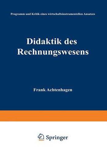Cover image for Didaktik Des Rechnungswesens