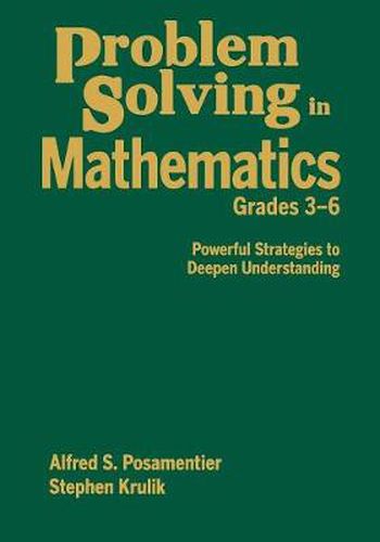 Cover image for Problem Solving in Mathematics, Grades 3-6: Powerful Strategies to Deepen Understanding