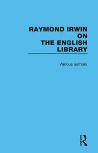 Cover image for Raymond Irwin on The English Library