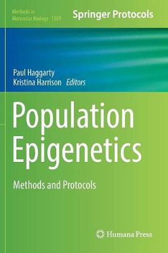 Cover image for Population Epigenetics: Methods and Protocols