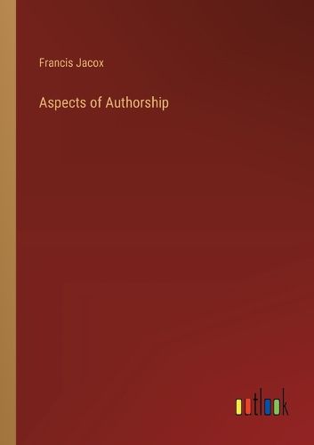 Cover image for Aspects of Authorship