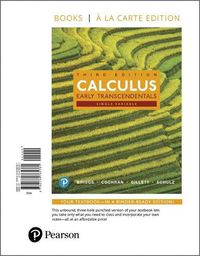 Cover image for Single Variable Calculus: Early Transcendentals