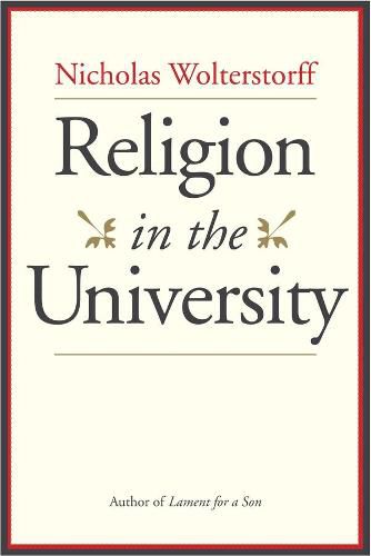 Cover image for Religion in the University