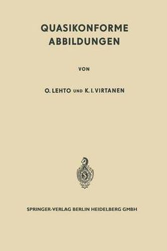 Cover image for Quasikonforme Abbildungen