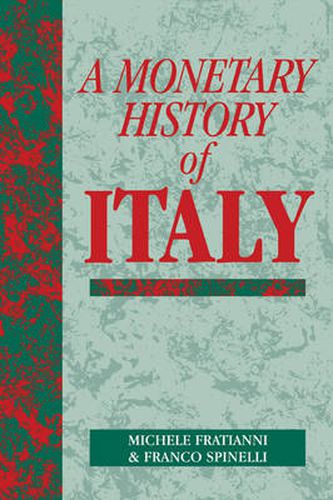 Cover image for A Monetary History of Italy