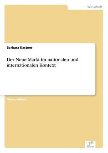 Cover image for Der Neue Markt im nationalen und internationalen Kontext