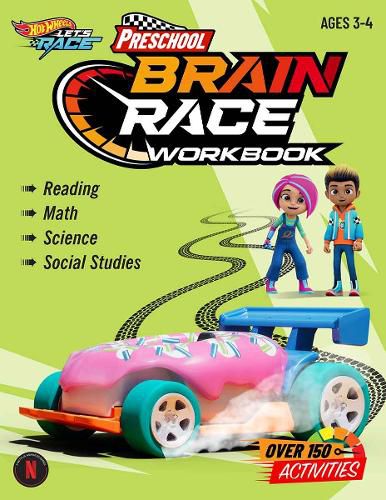 Cover image for Hot Wheels Brain Race Preschool Workbook