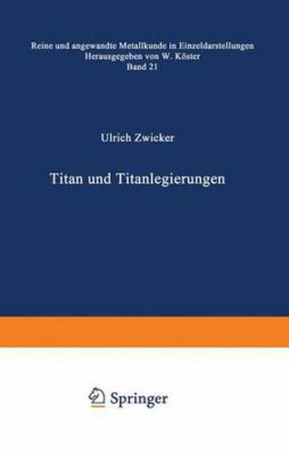 Cover image for Titan und Titanlegierungen