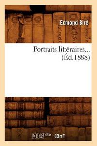 Cover image for Portraits Litteraires (Ed.1888)