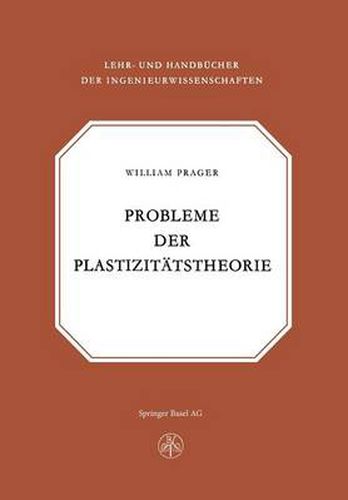 Cover image for Probleme der Plastizitatstheorie