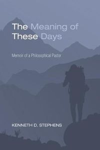 Cover image for The Meaning of These Days: Memoir of a Philosophical Pastor