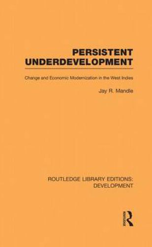 Cover image for Persistent Underdevelopment: Change and Economic Modernization in the West Indies