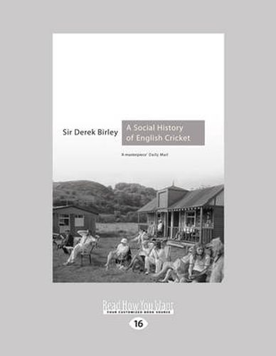 Cover image for A Social History of English Cricket