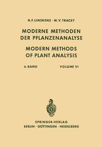 Cover image for Modern Methods of Plant Analysis / Moderne Methoden der Pflanzenanalyse