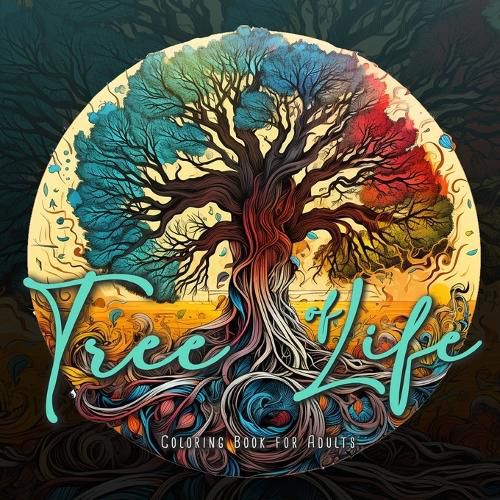 Cover image for Tree of Life Coloring Book for Adults