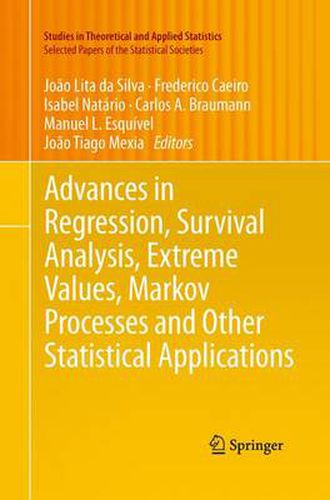 Cover image for Advances in Regression, Survival Analysis, Extreme Values, Markov Processes and Other Statistical Applications