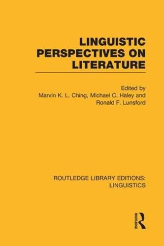 Cover image for Linguistic Perspectives on Literature (RLE Linguistics C: Applied Linguistics)