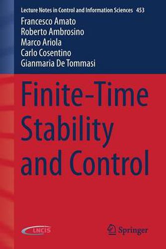 Finite-Time Stability and Control