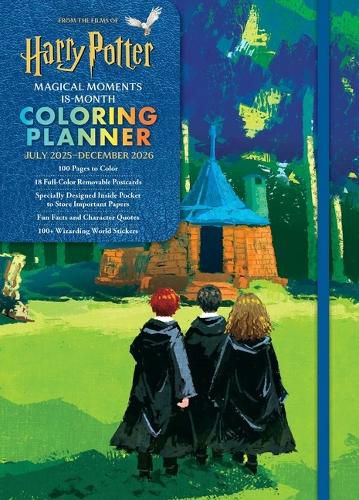 2026 Harry Potter Magical Moments 18-Month Coloring Planner