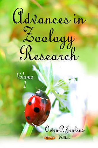 Cover image for Advances in Zoology Research: Volume 1