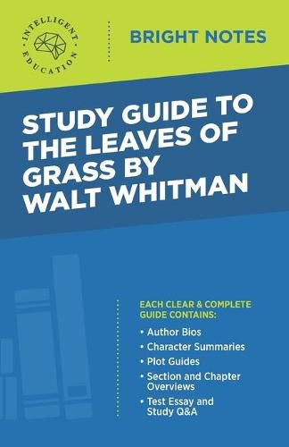 Cover image for Study Guide to The Leaves of Grass by Walt Whitman