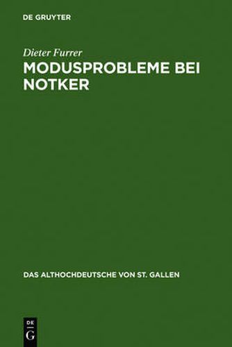 Modusprobleme bei Notker