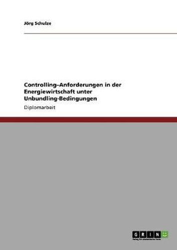 Cover image for Controlling-Anforderungen in der Energiewirtschaft unter Unbundling-Bedingungen