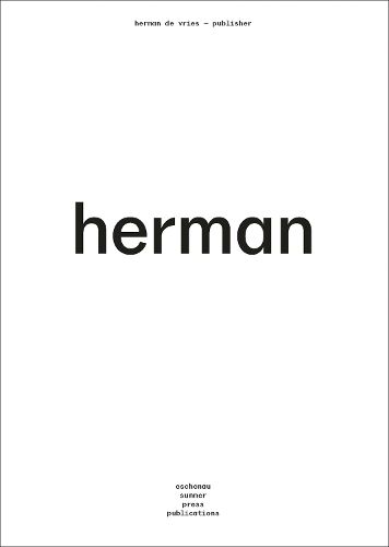Cover image for herman de vries - publisher