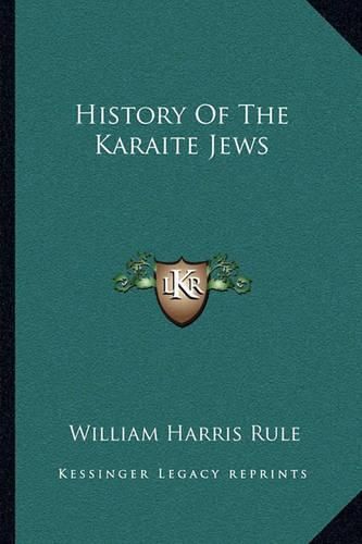 History of the Karaite Jews