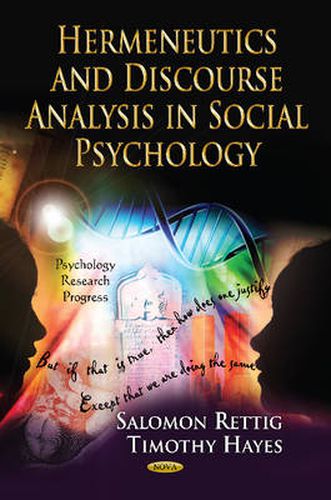 Cover image for Hermeneutics & Discourse Analysis in Social Psychology