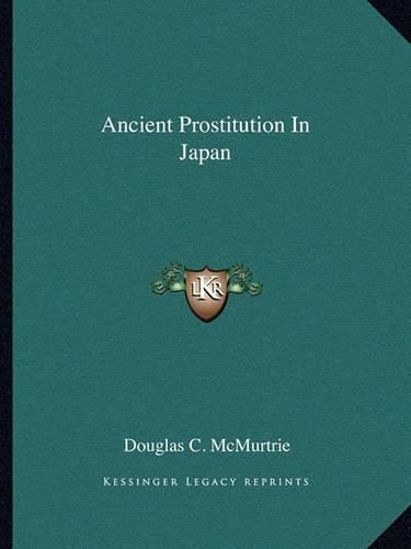 Ancient Prostitution in Japan