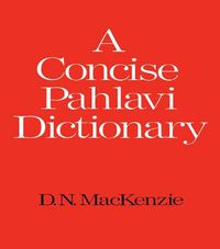 Cover image for A Concise Pahlavi Dictionary