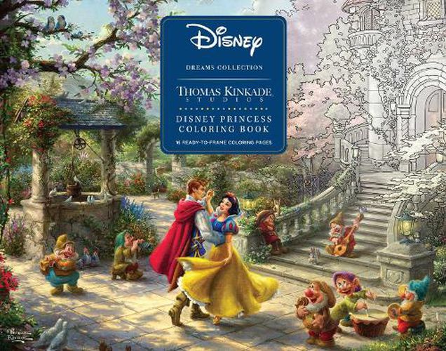 Cover image for Disney Dreams Collection Thomas Kinkade Studios Disney Princess Coloring Poster