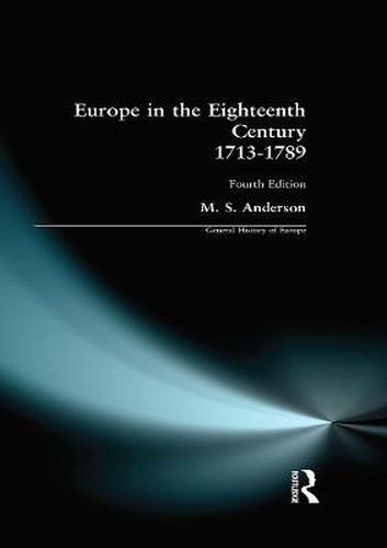 Cover image for Europe in the Eighteenth Century 1713-1789