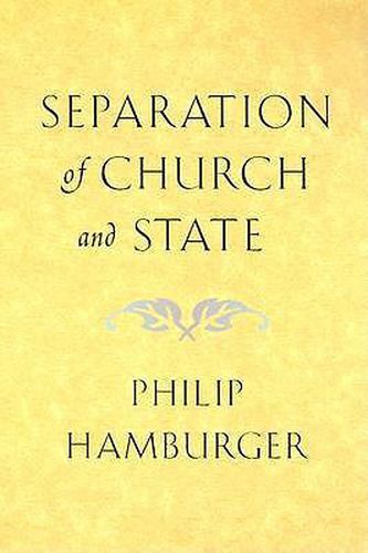 Cover image for Separation of Church and State