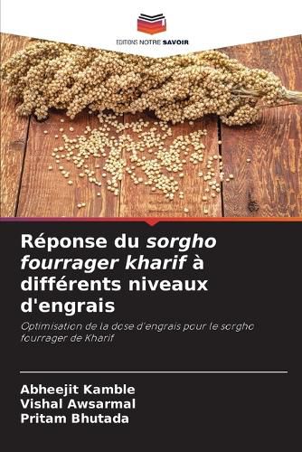 Cover image for Reponse du sorgho fourrager kharif a differents niveaux d'engrais
