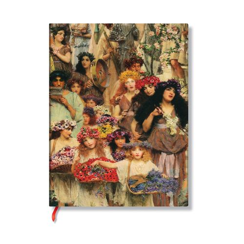 Cover image for Spring (Lawrence Alma-Tadema) Mini Lined Hardback Journal (Elastic Band Closure)