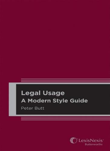 Cover image for Legal Usage A Modern Style Guide