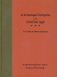 Cover image for An Archaeological Investigation of the Central Sinai, Egypt