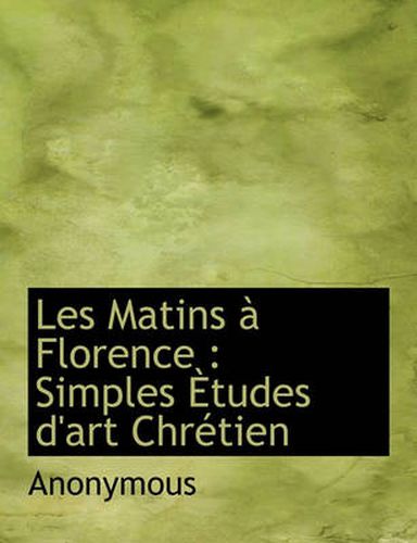 Cover image for Les Matins Florence