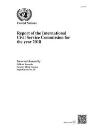 Cover image for Report of the International Civil Service Commission for the year 2018