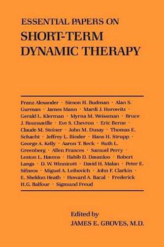 Cover image for Essential Papers on Short-Term Dynamic Therapy