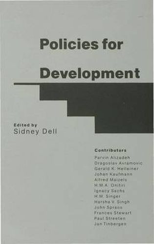 Cover image for Policies for Development: Essays in Honour of Gamani Corea