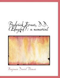 Cover image for Frederick Evans, D.D. (Ednyfed