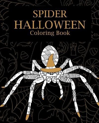 Cover image for Spider Halloween Coloring Book