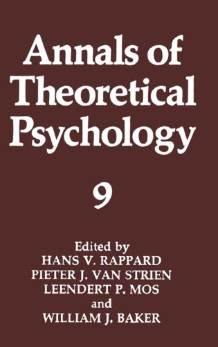 Cover image for Annals of Theoretical Psychology