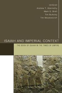 Cover image for Isaiah and Imperial Context: The Book of Isaiah in the Times of Empire